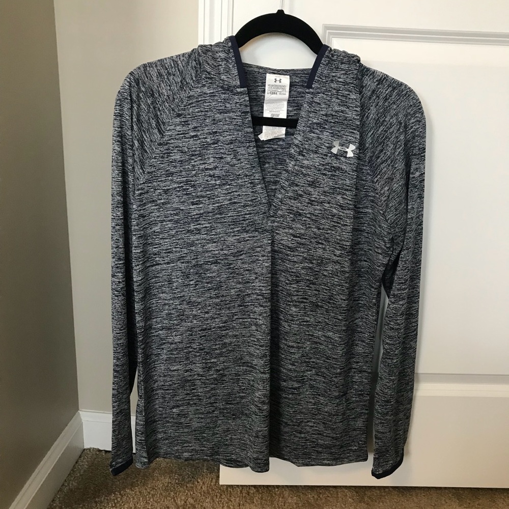 Under Armour Blue Pullover Hoodie Long Sleeve NWT